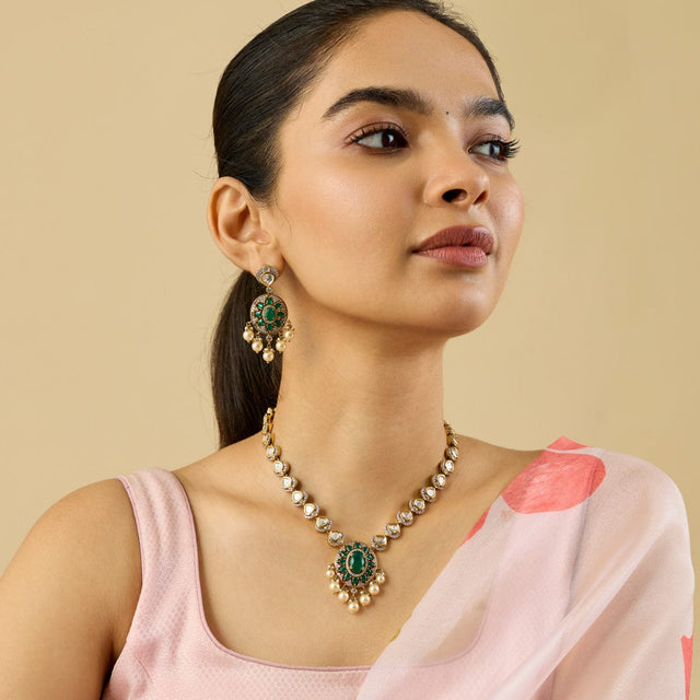 Kundan Necklace Kundan Necklace 184836