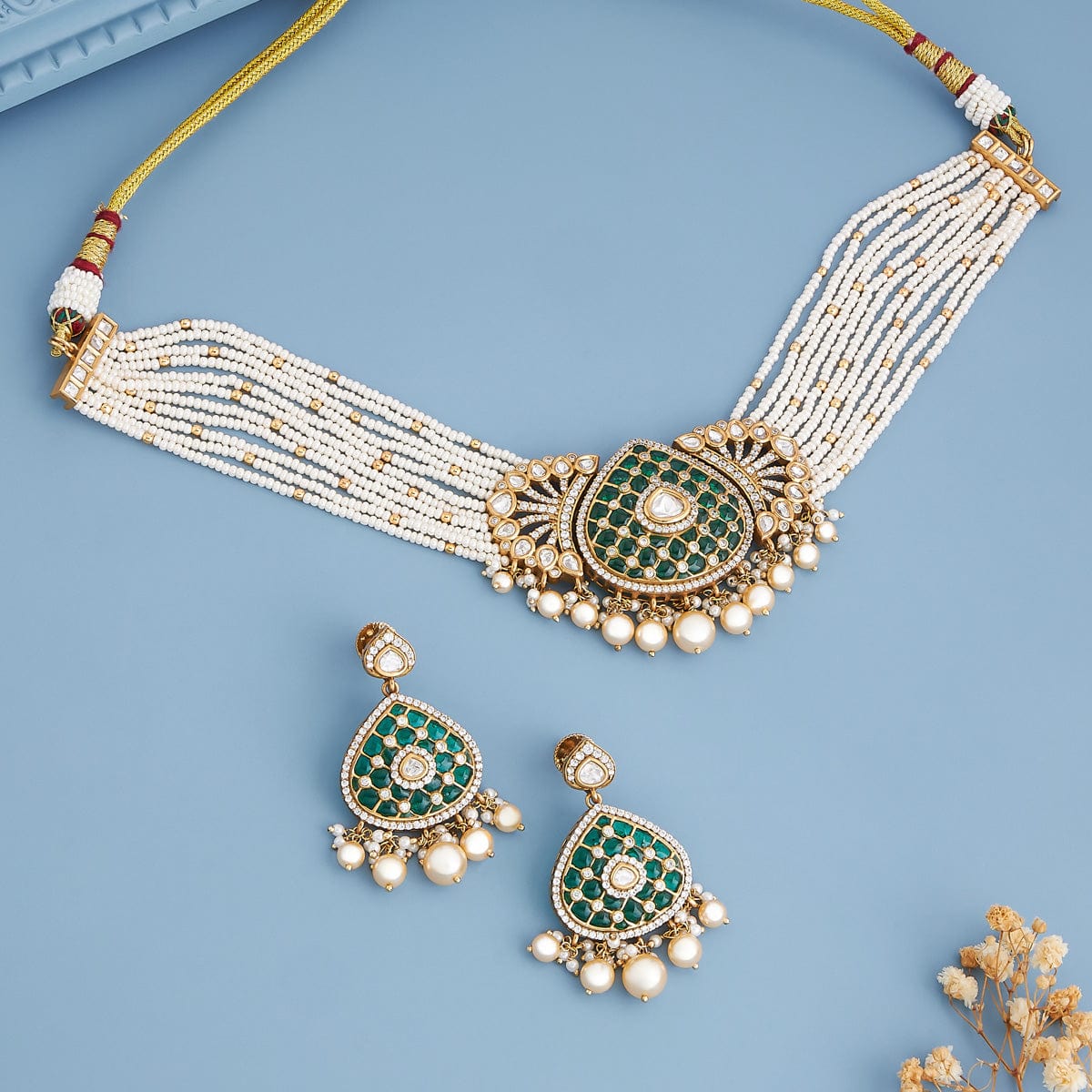 Kundan Necklace 185294