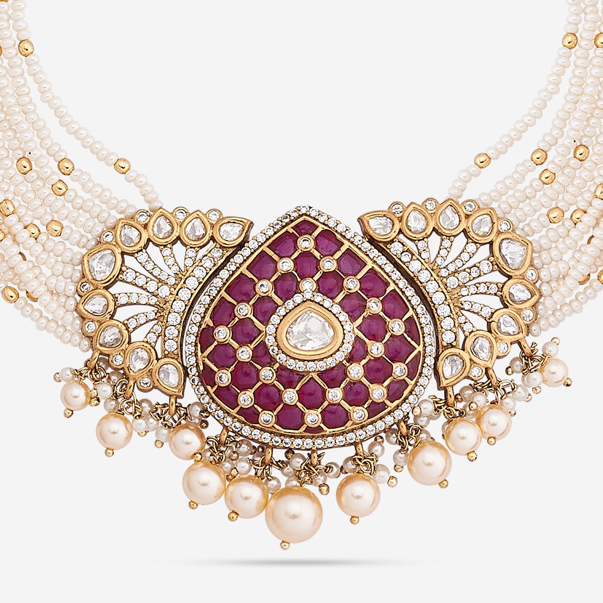 Kundan Necklace Kundan Necklace 185294