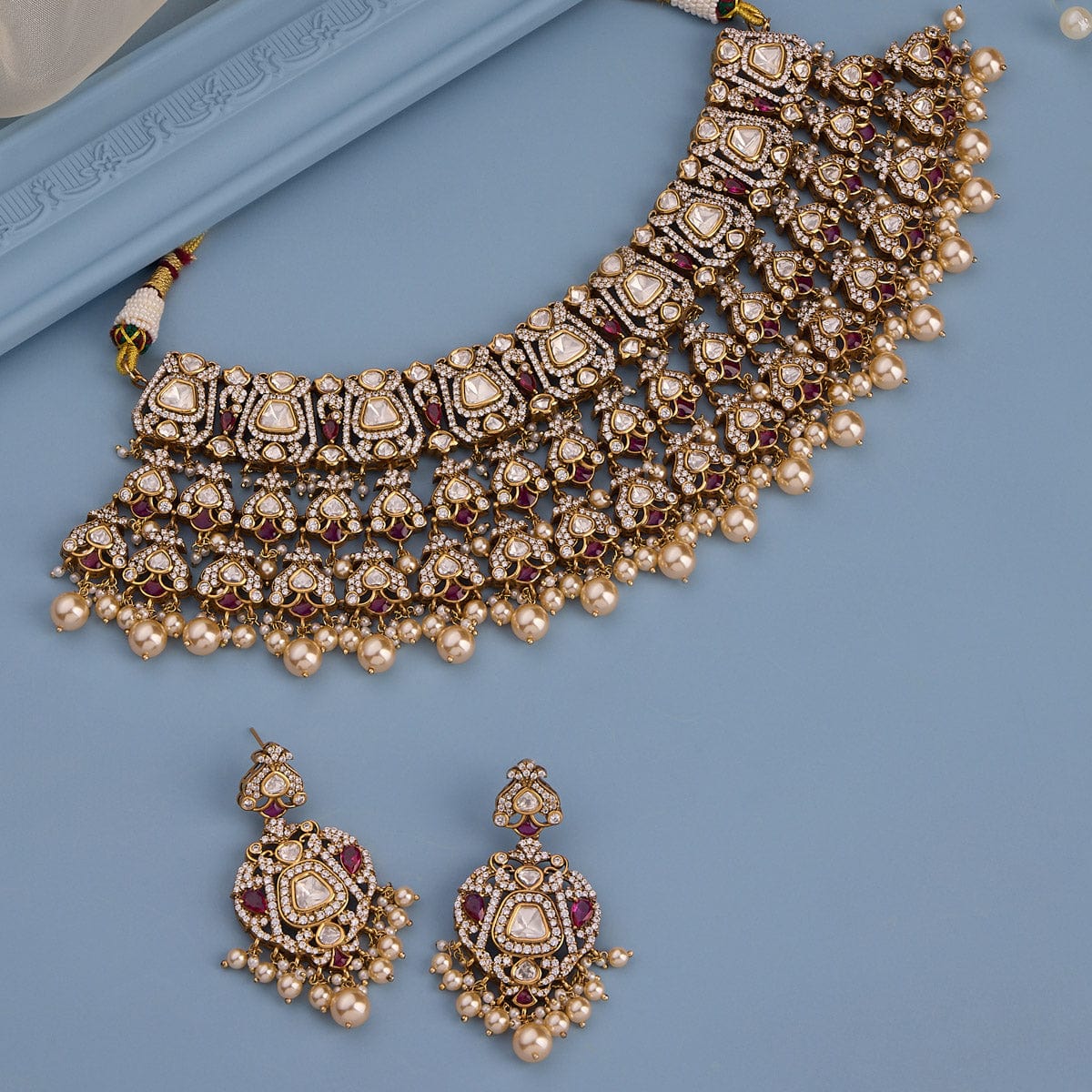 Kundan Necklace Kundan Necklace 185299