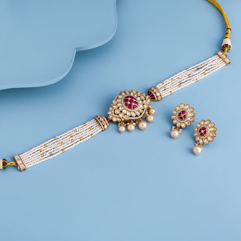 Kundan Necklace Kundan Necklace 185300