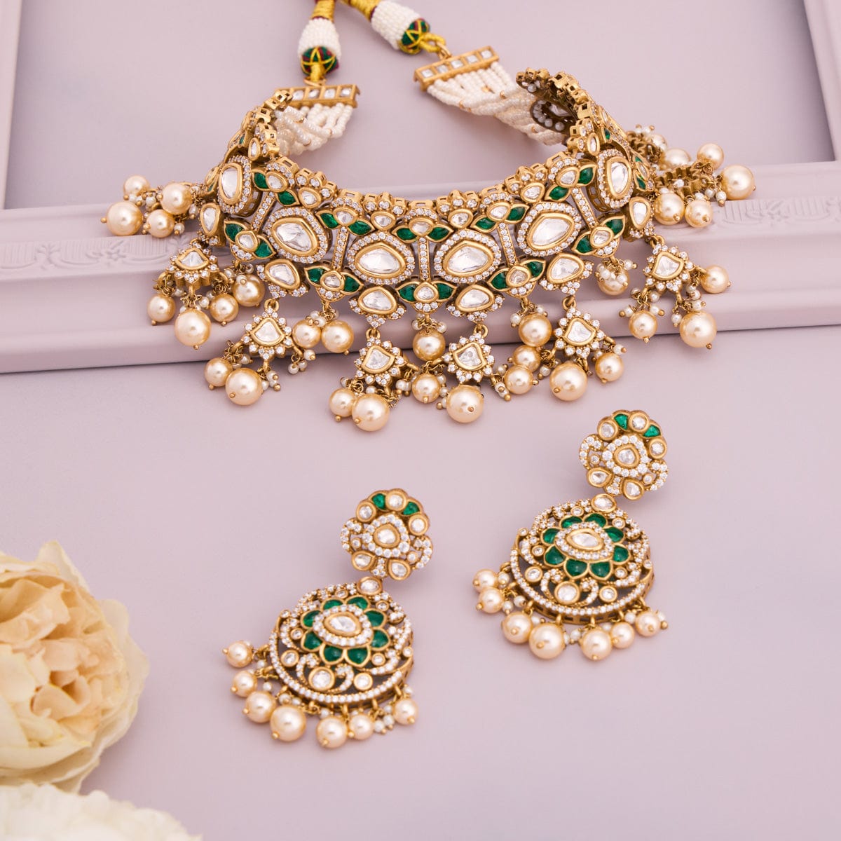 Kundan Necklace Kundan Necklace 185304