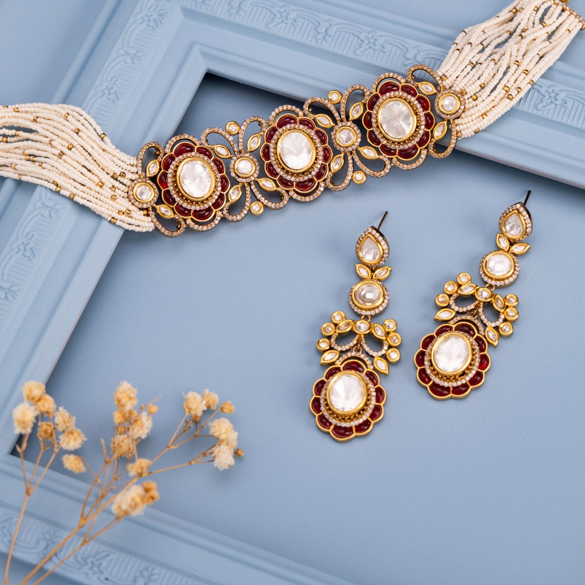 Kundan Necklace Kundan Necklace 185452