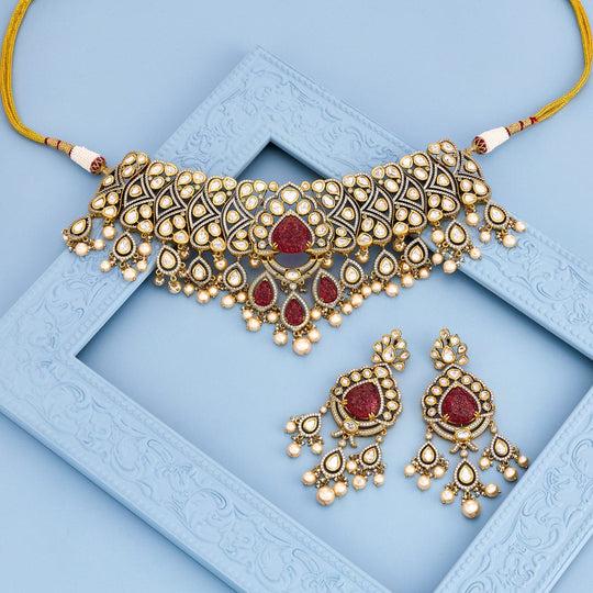Kundan Necklace Kundan Necklace 189208