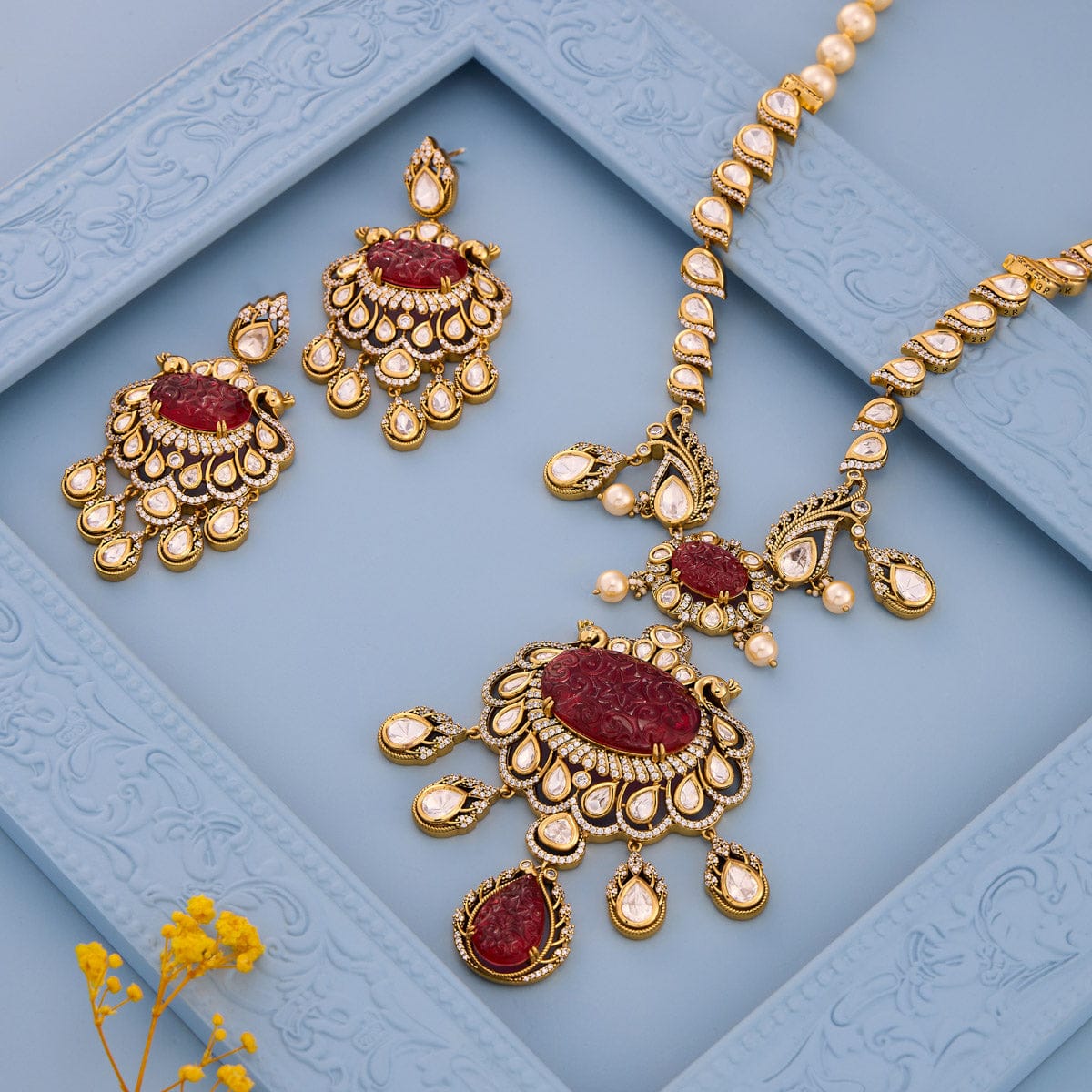 Kundan Necklace Kundan Necklace 191729