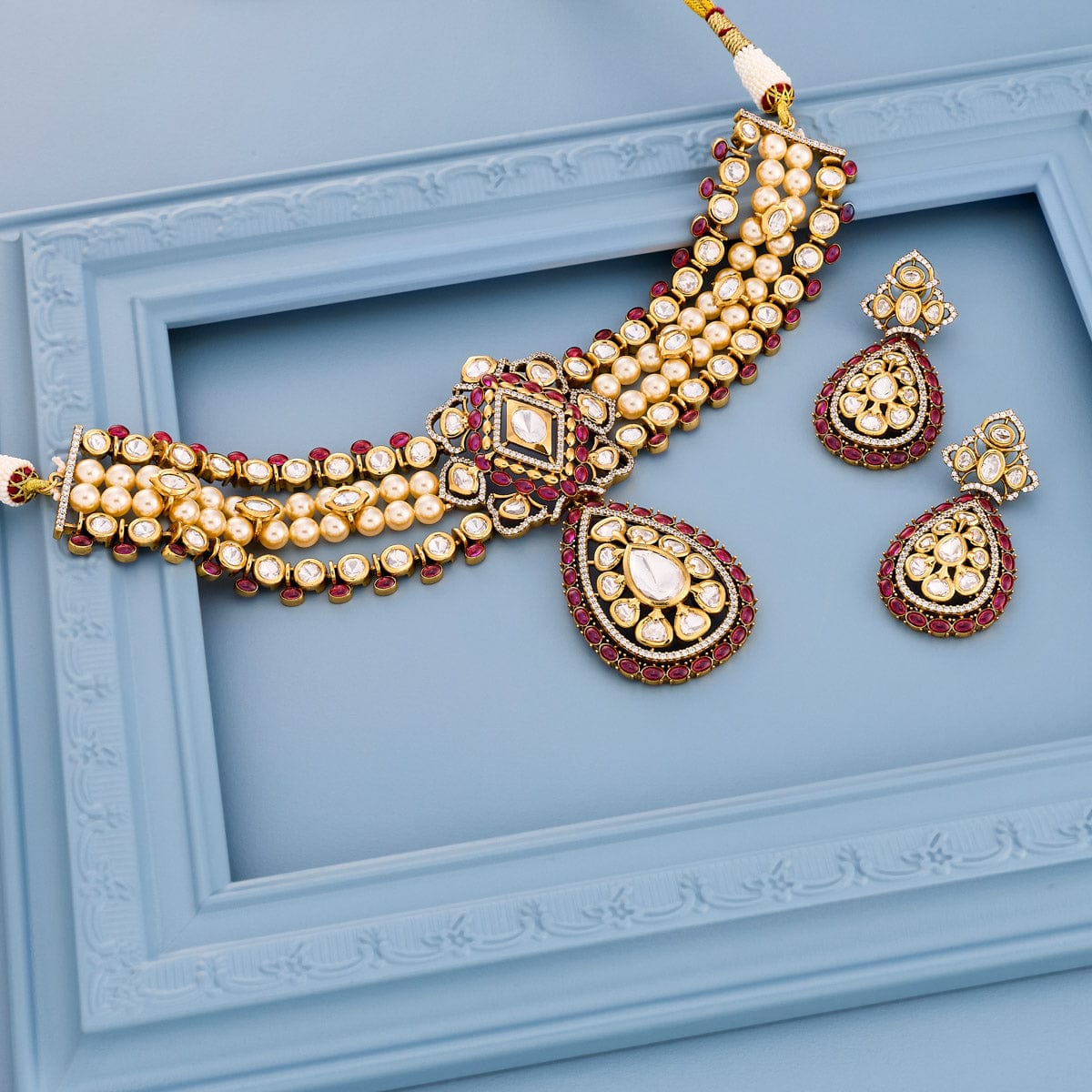 Kundan Necklace Kundan Necklace 191730