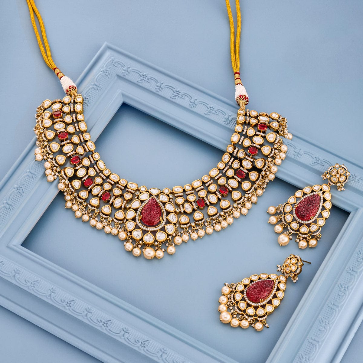 Kundan Necklace Kundan Necklace 191731