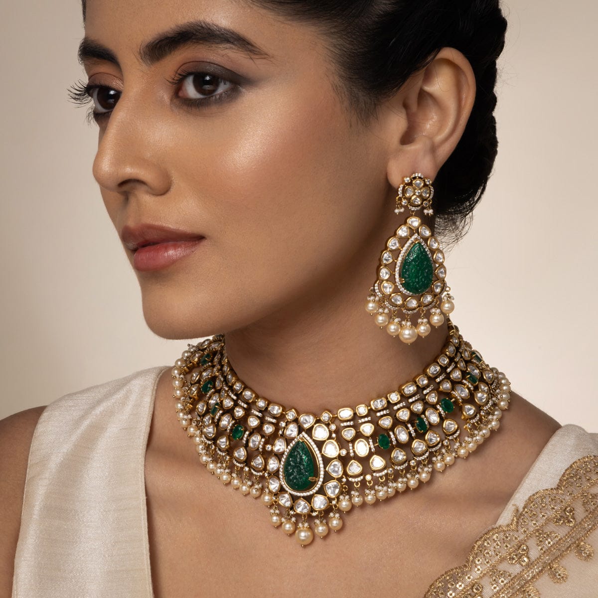 Kundan Necklace Kundan Necklace 191731