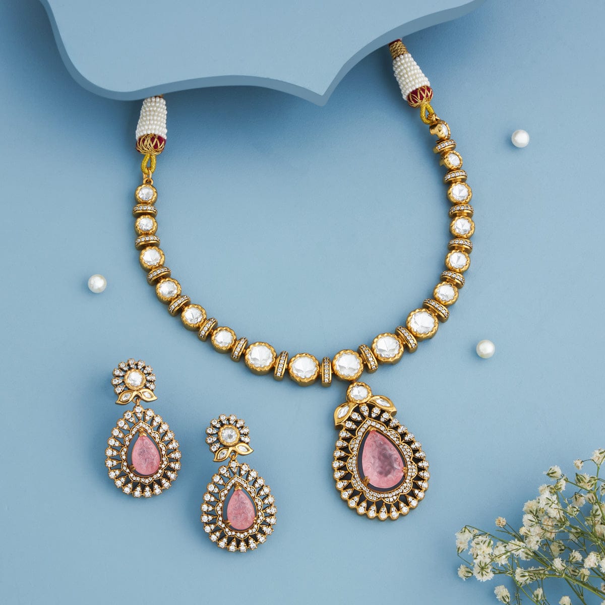 Kundan Necklace Kundan Necklace 191748