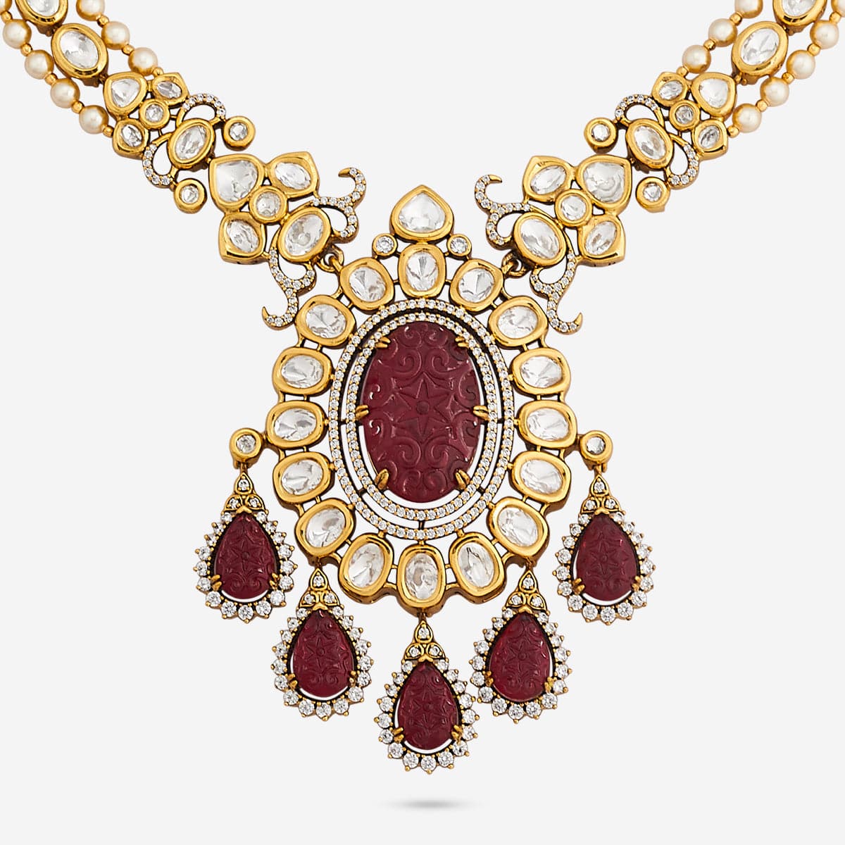 Kundan Necklace Kundan Necklace 191753