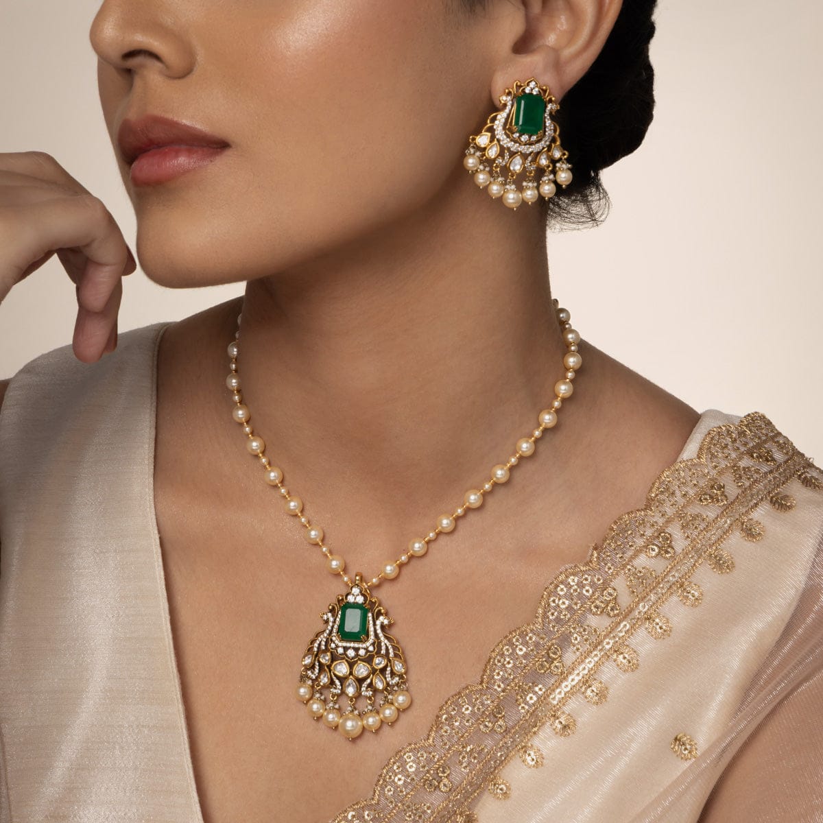 Kundan Necklace Kundan Necklace 193252