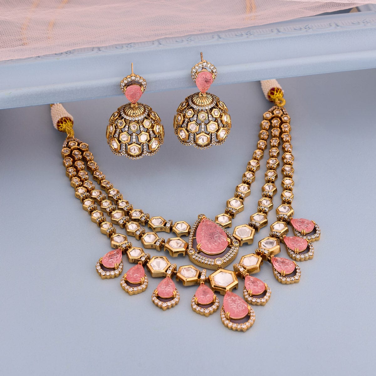 Kundan Necklace Kundan Necklace 194006