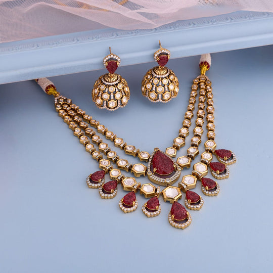 Kundan Necklace Kundan Necklace 194006