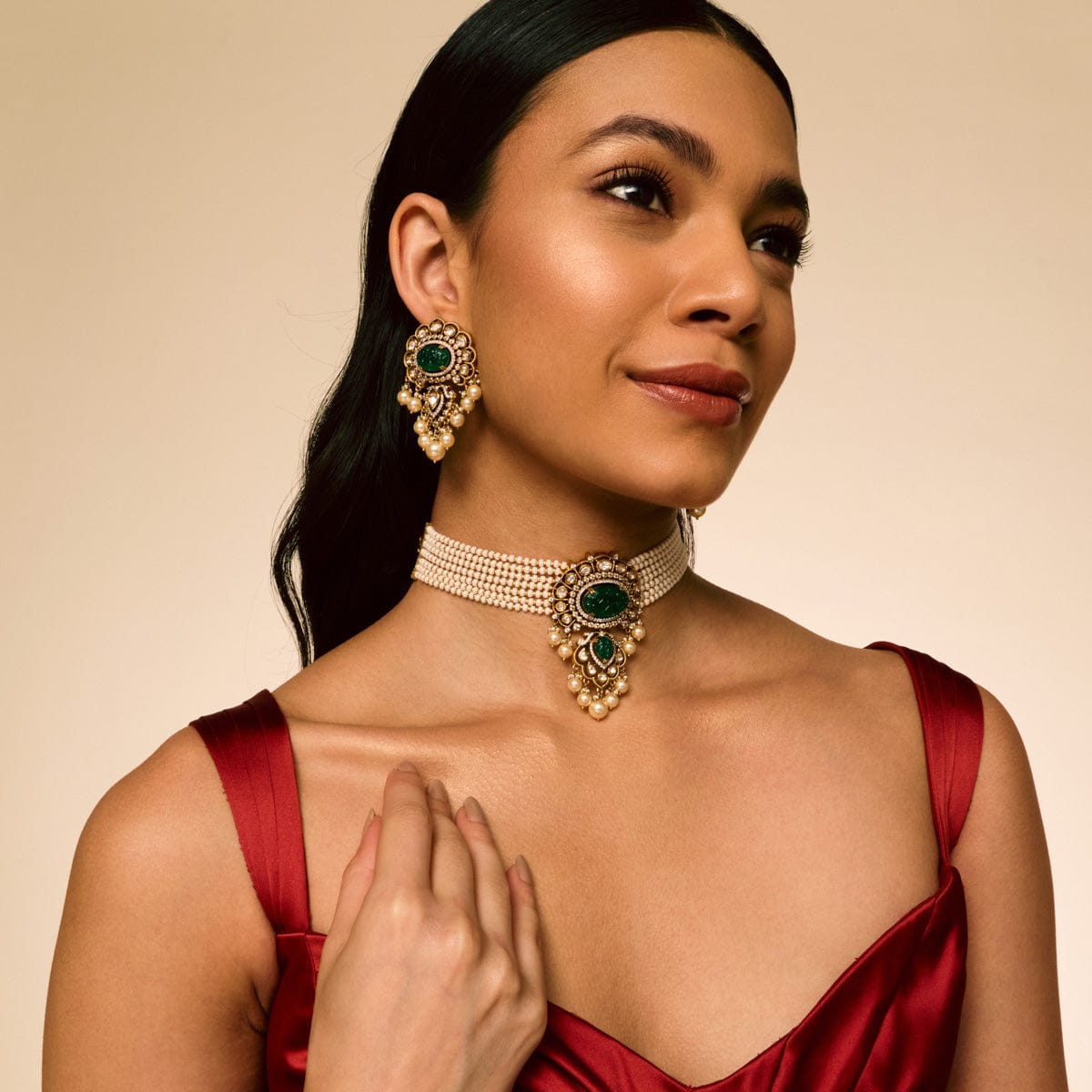 Kundan Necklace Kundan Necklace 194011