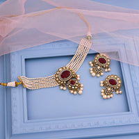 Kundan Necklace Kundan Necklace 194011