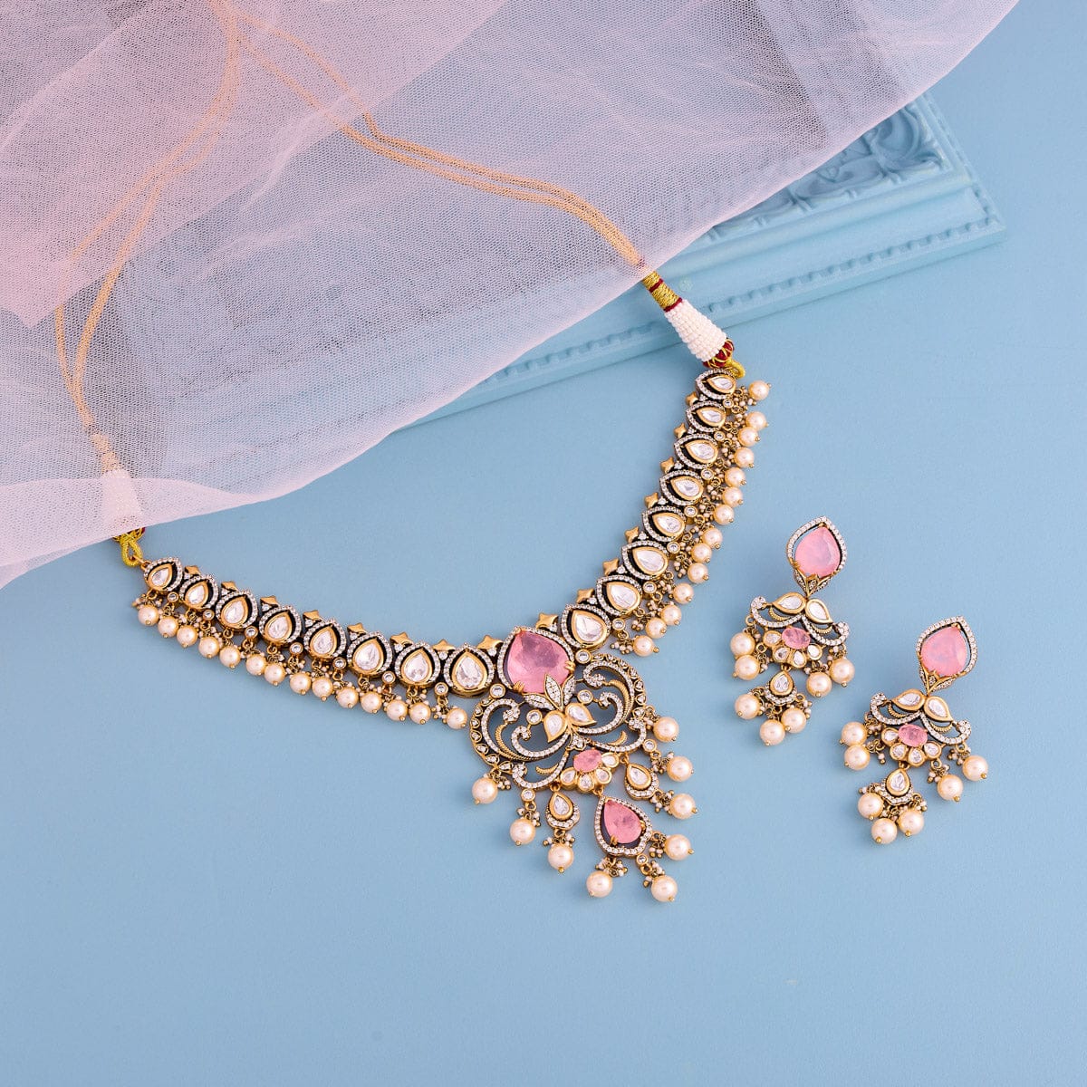 Kundan Necklace Kundan Necklace 194013