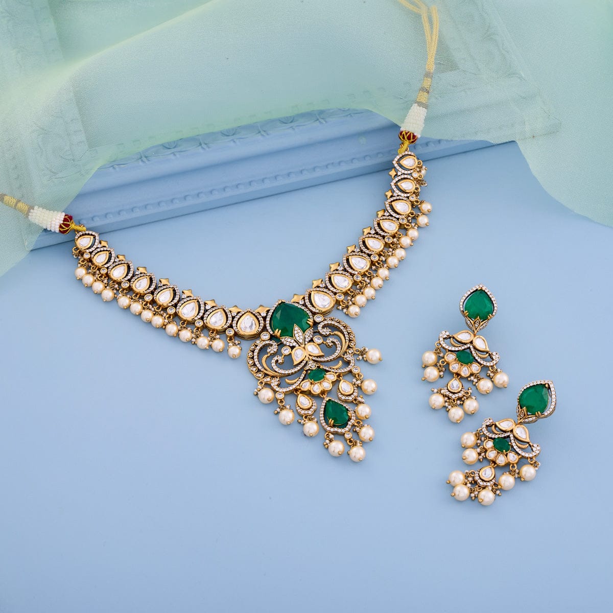 Kundan Necklace Kundan Necklace 194013
