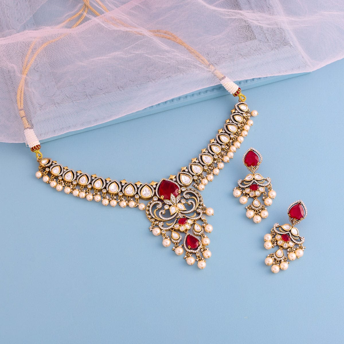 Kundan Necklace Kundan Necklace 194013