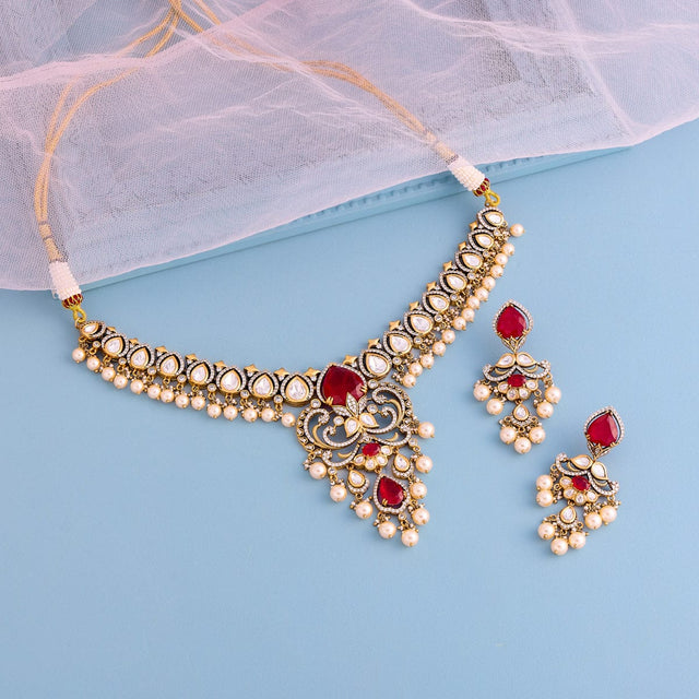 Kundan Necklace Kundan Necklace 194013