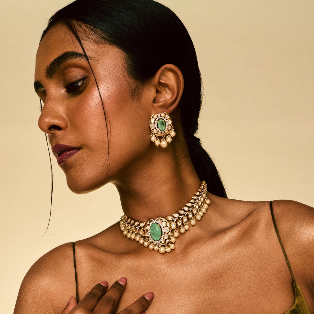 Kundan Necklace Kundan Necklace 195203