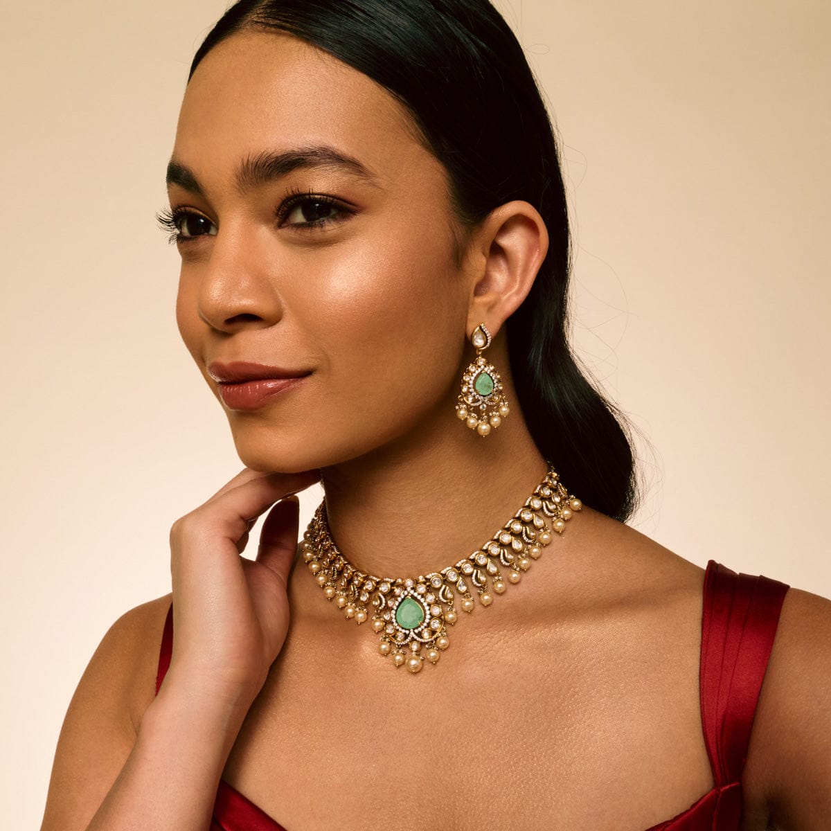 Kundan Necklace Kundan Necklace 195204