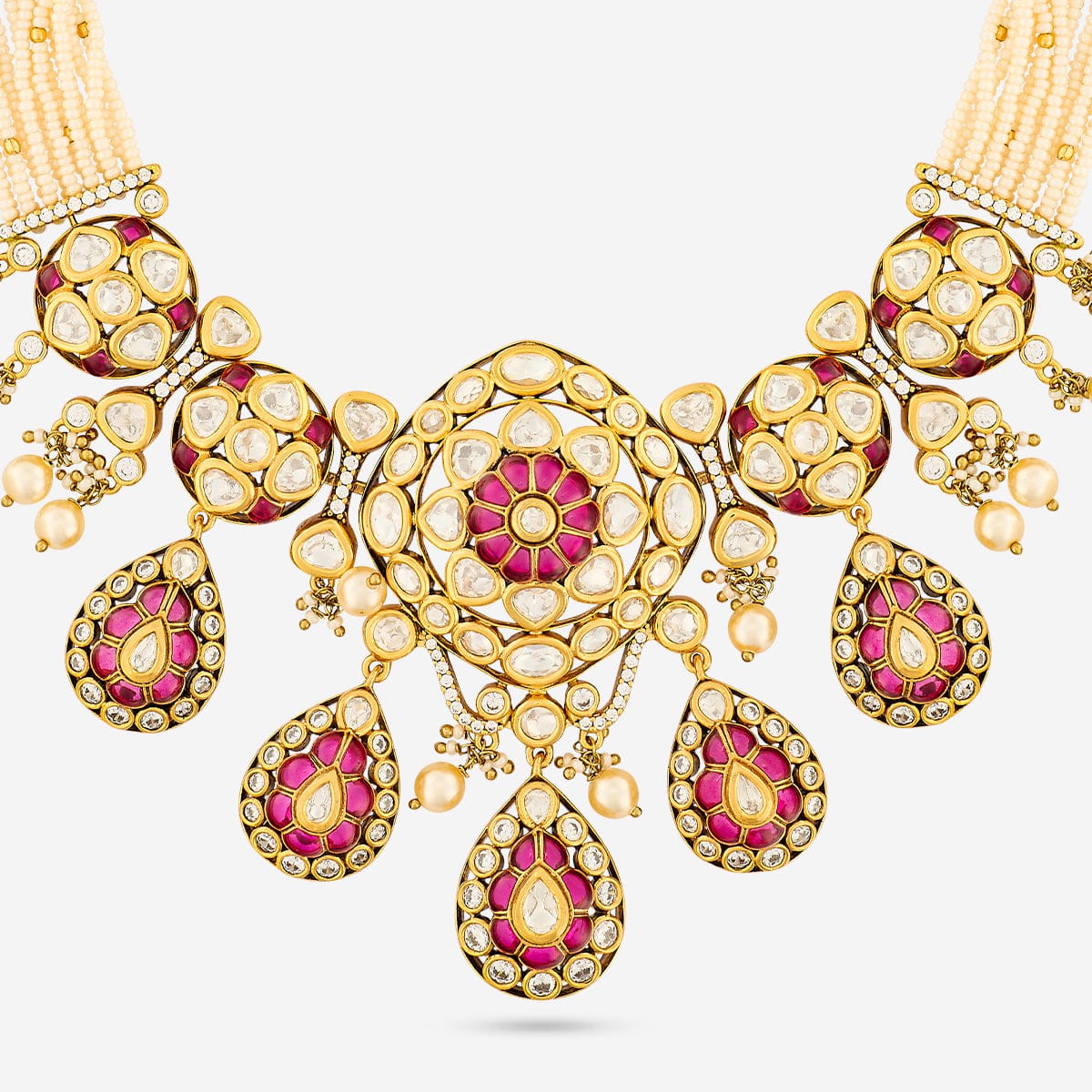 Kundan Necklace Kundan Necklace 195206