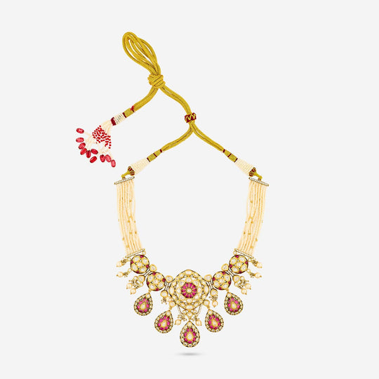 Kundan Necklace Kundan Necklace 195206