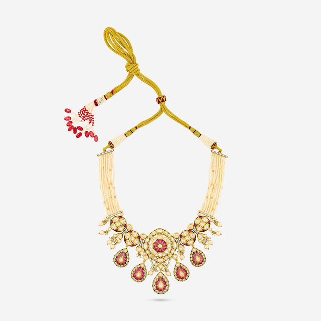 Kundan Necklace Kundan Necklace 195206