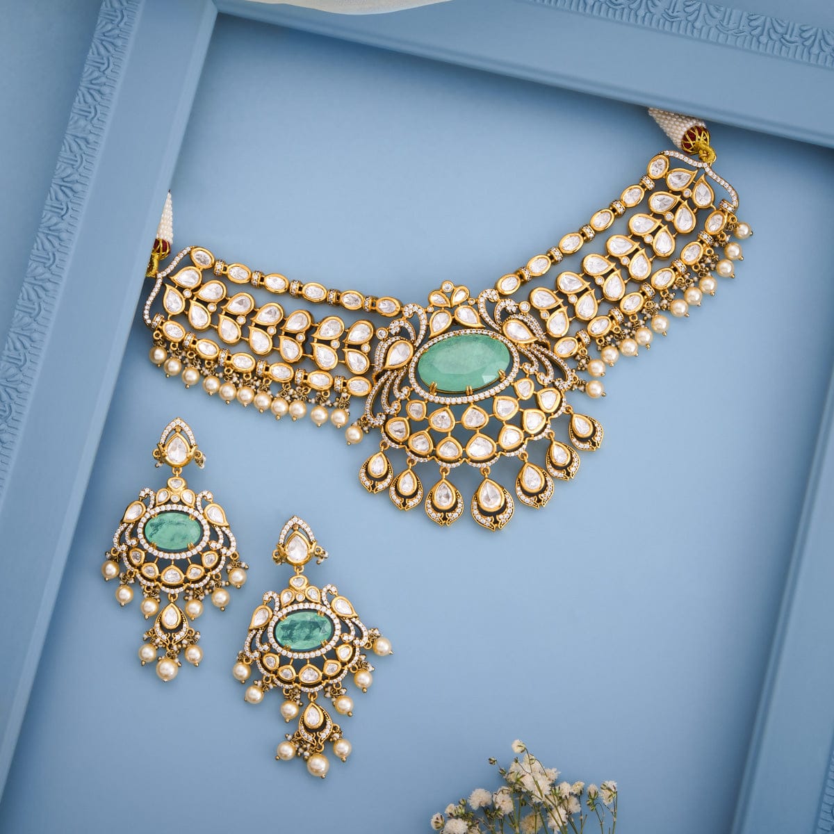 Kundan Necklace Kundan Necklace 195207