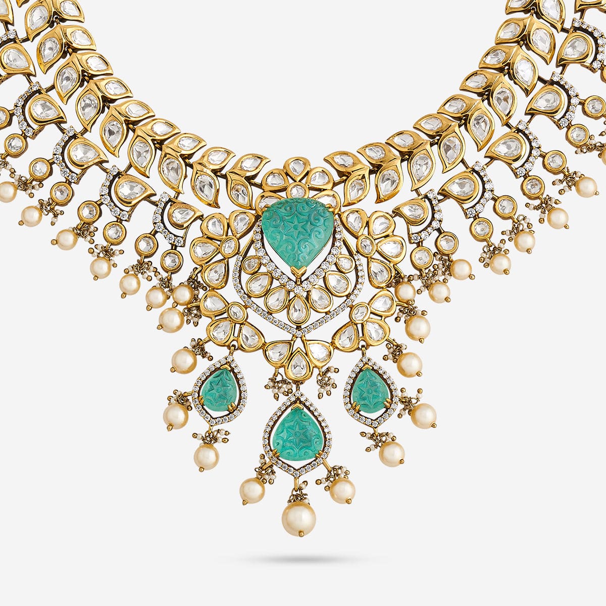 Kundan Necklace Kundan Necklace 195208