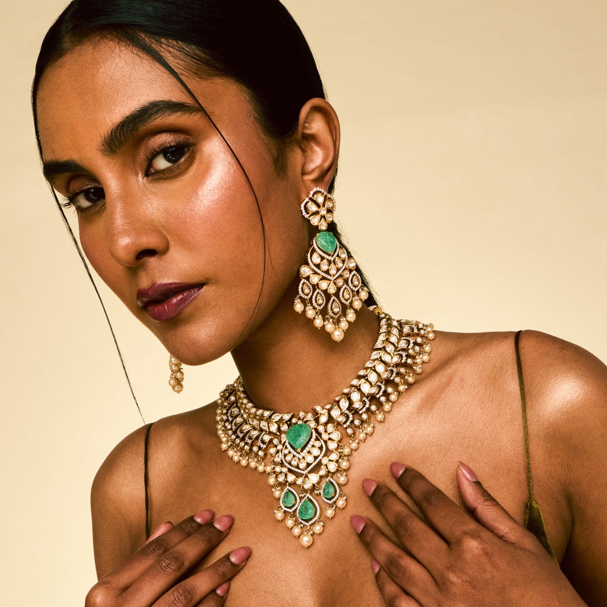 Kundan Necklace Kundan Necklace 195208