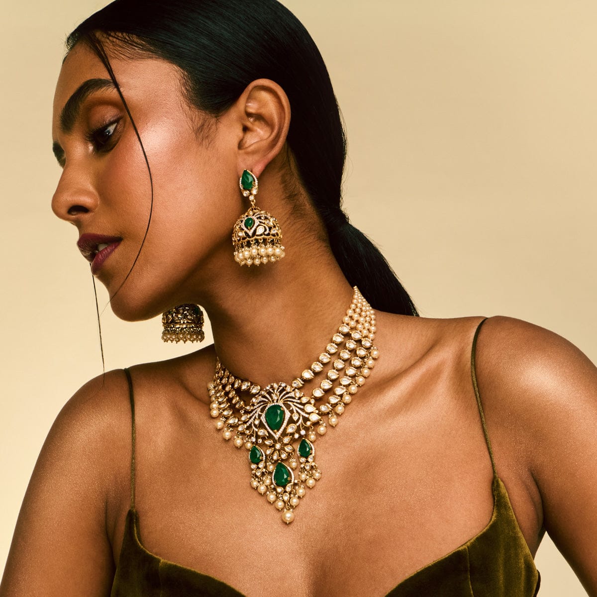 Kundan Necklace Kundan Necklace 195209