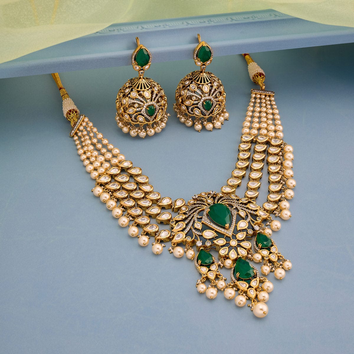 Kundan Necklace Kundan Necklace 195209