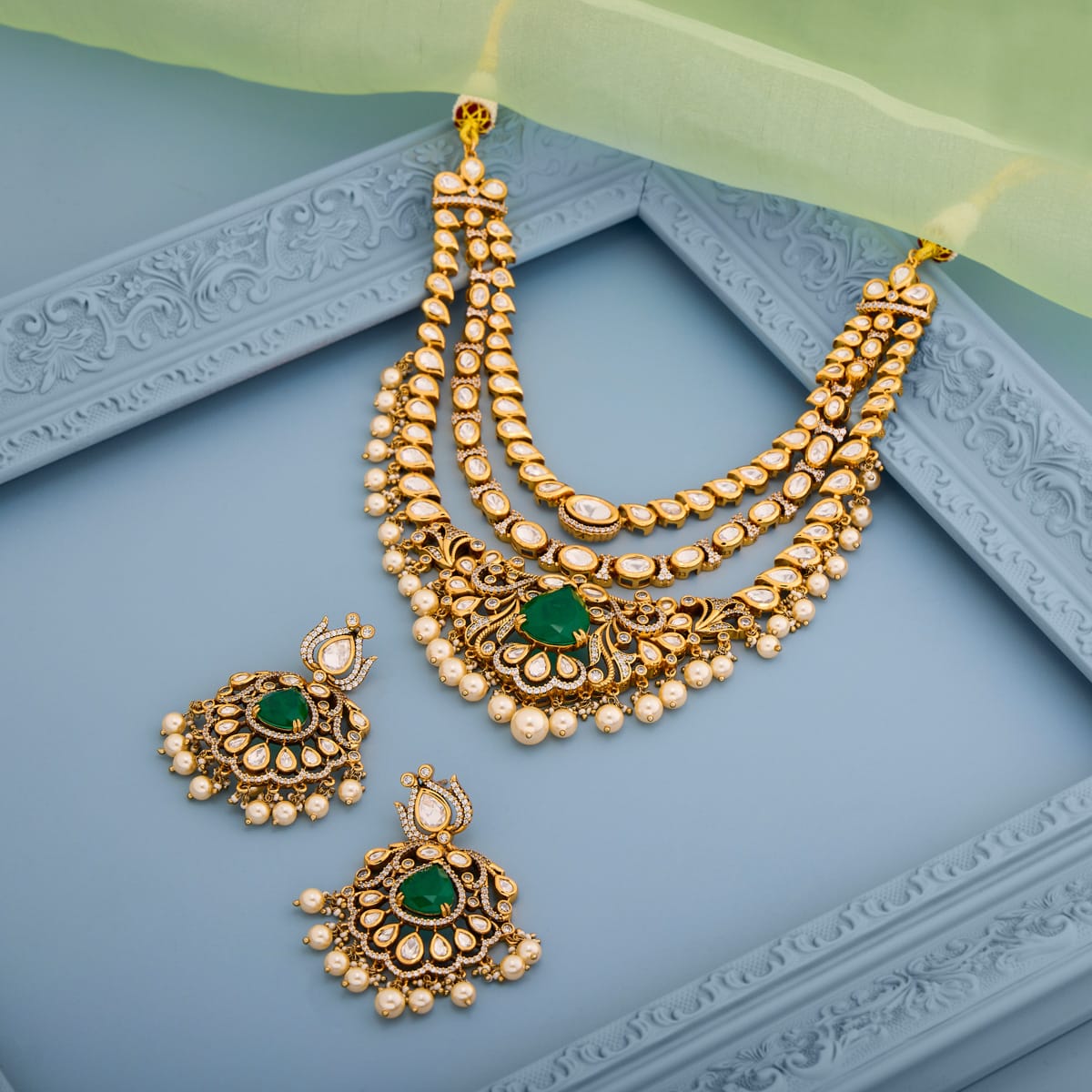 Kundan Necklace Kundan Necklace 195212