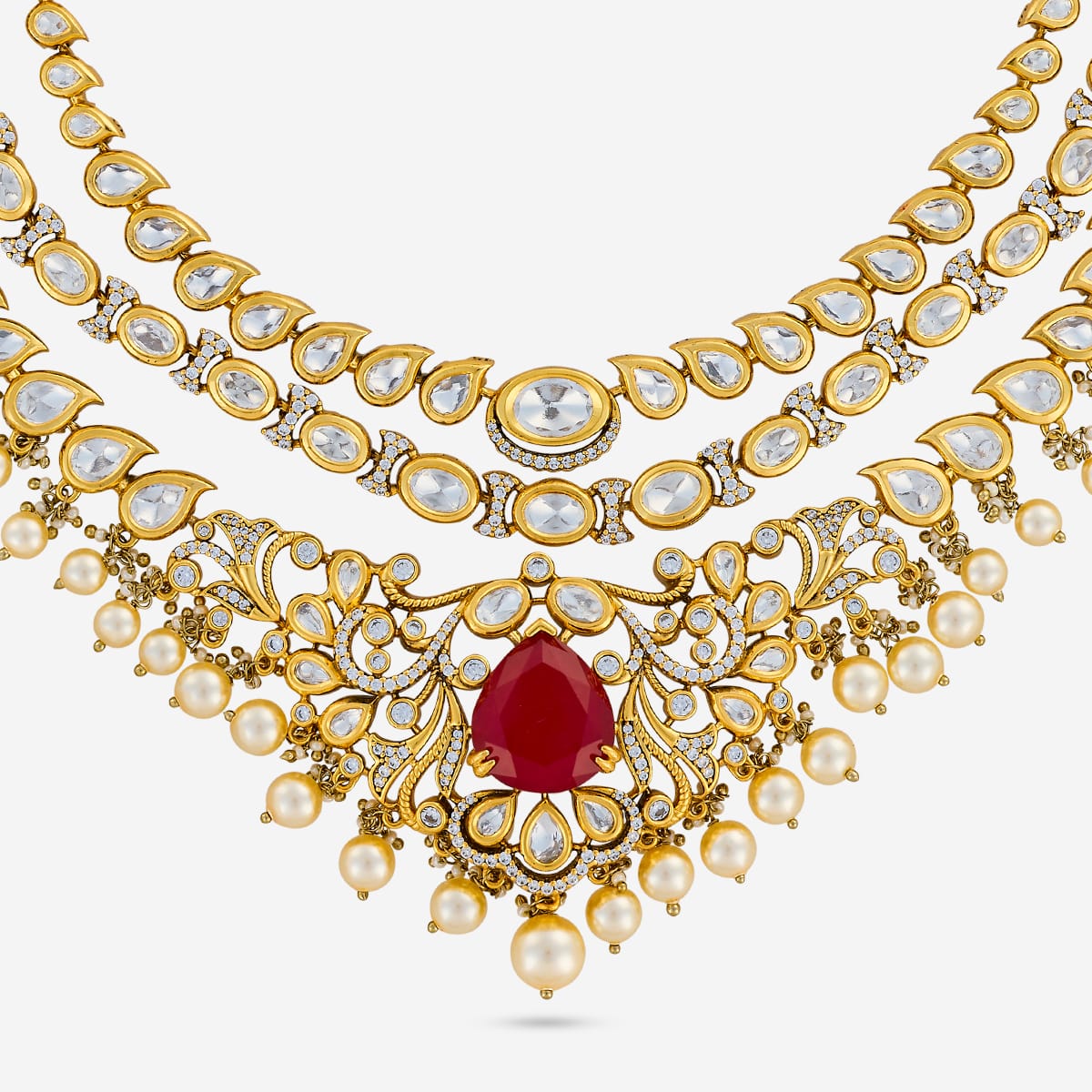 Kundan Necklace Kundan Necklace 195212