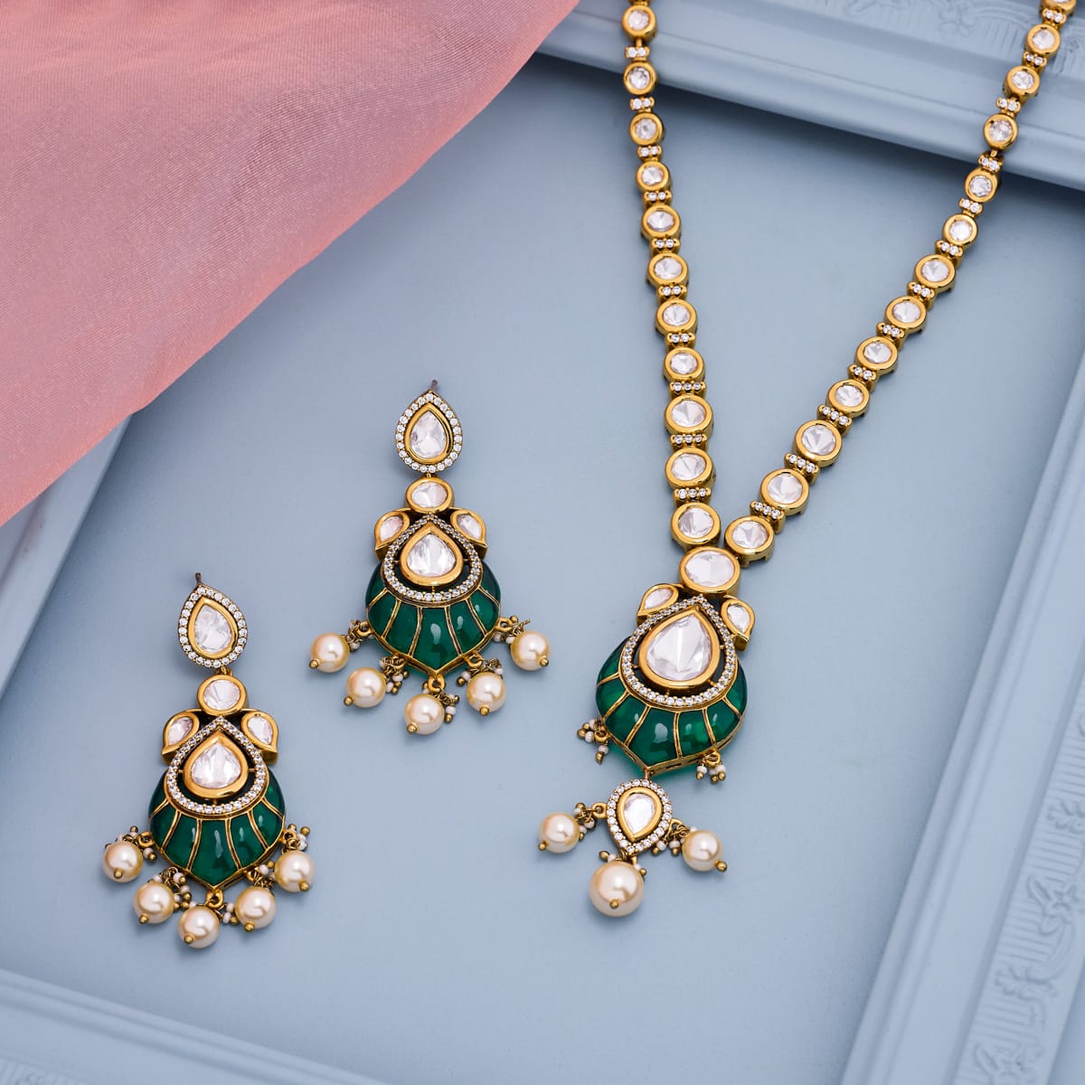 Kundan Necklace Kundan Necklace 196757