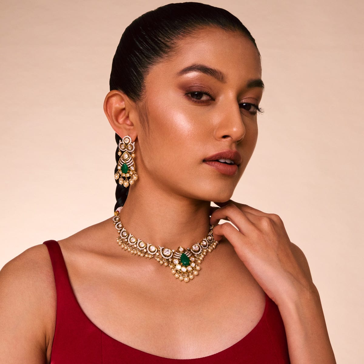 Kundan Necklace Kundan Necklace 196759