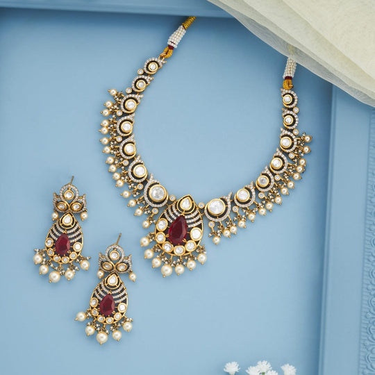 Kundan Necklace Kundan Necklace 196759