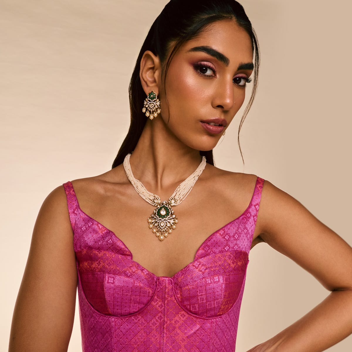 Kundan Necklace Kundan Necklace 196760
