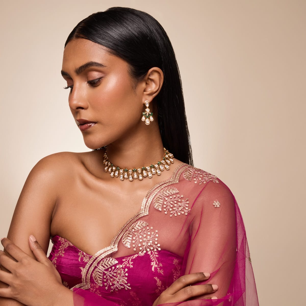 Kundan Necklace Kundan Necklace 196761
