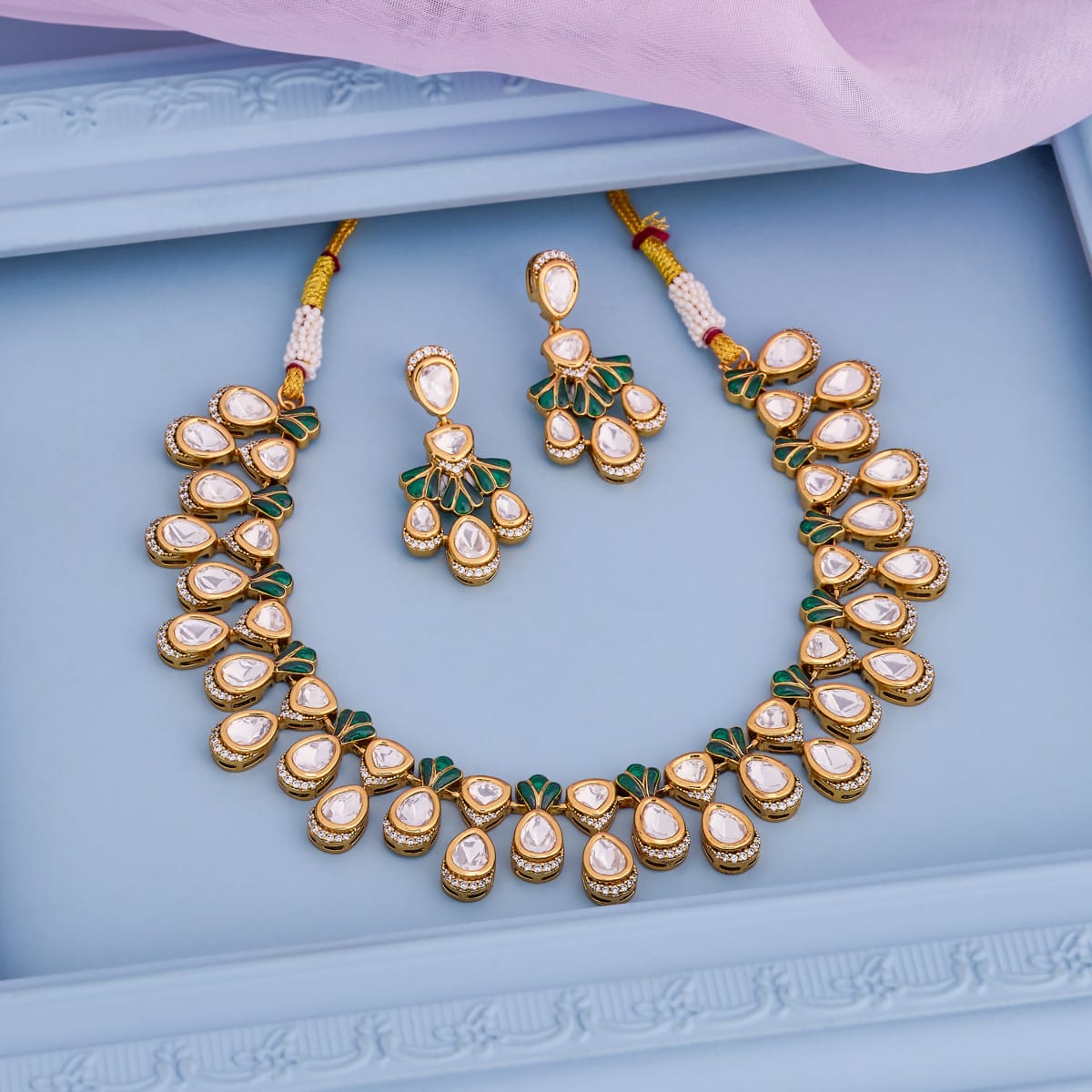 Kundan Necklace Kundan Necklace 196761