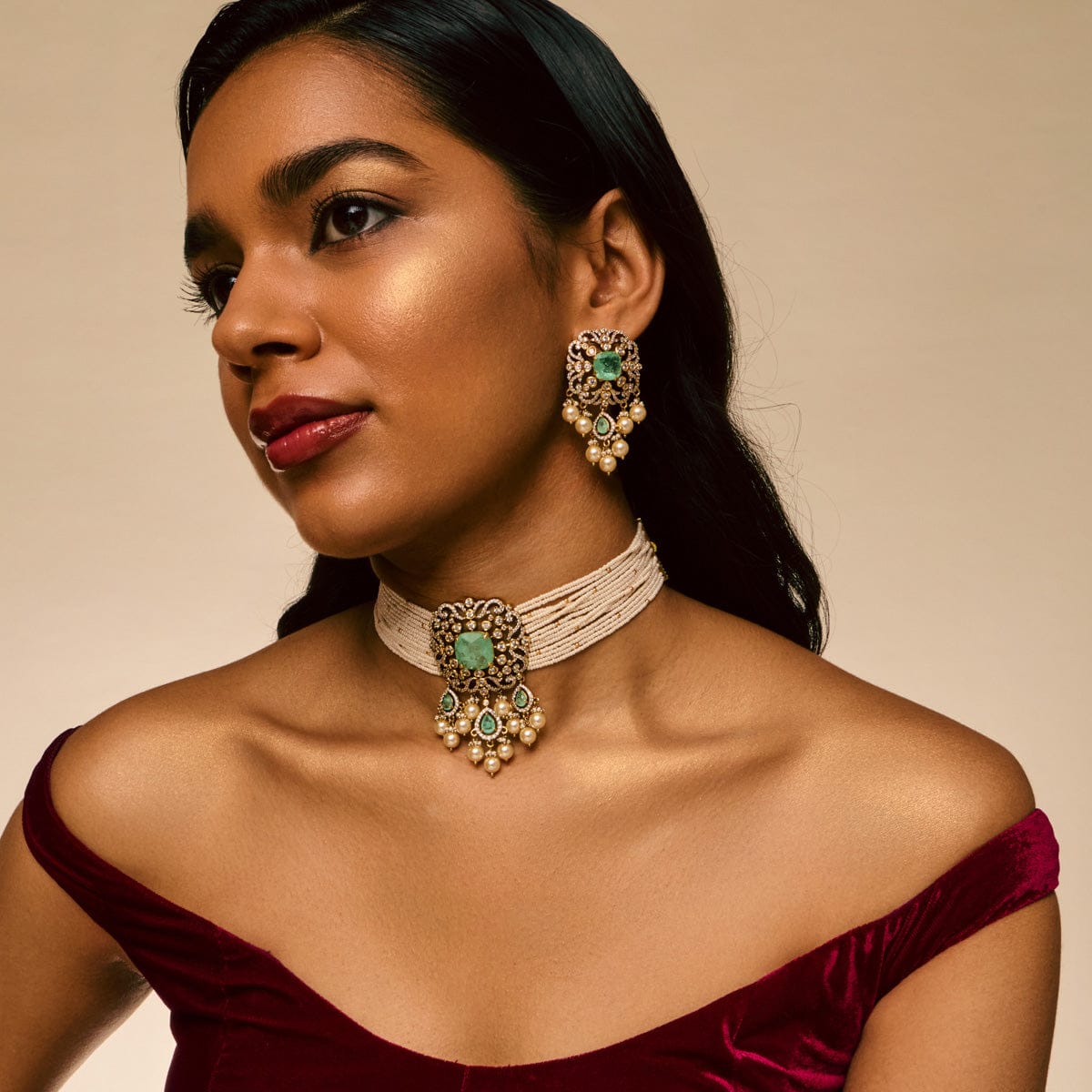 Kundan Necklace Kundan Necklace 196764