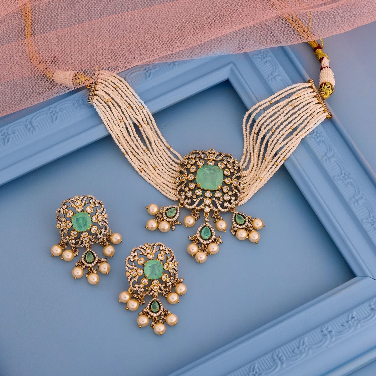 Kundan Necklace Kundan Necklace 196764