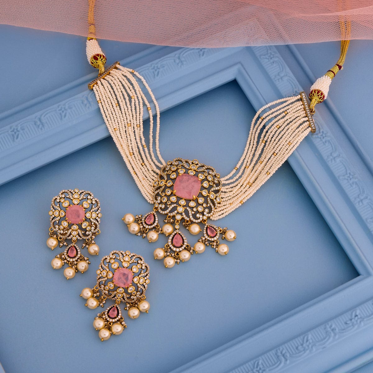 Kundan Necklace Kundan Necklace 196764