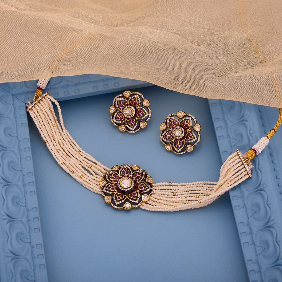 Kundan Necklace Kundan Necklace 196765