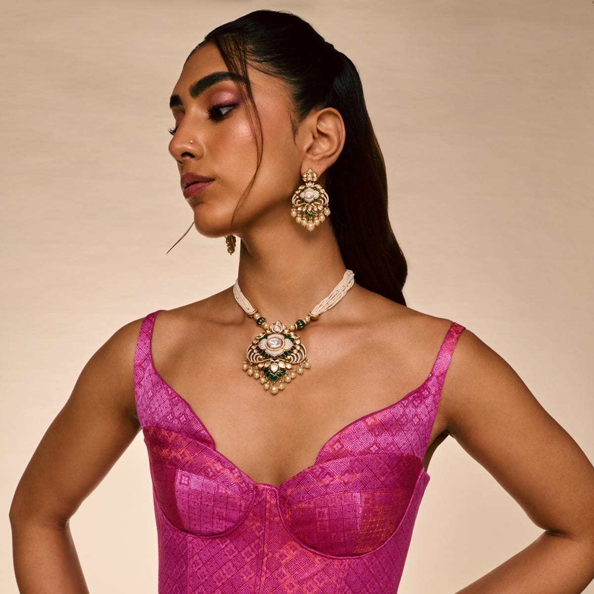 Kundan Necklace Kundan Necklace 196901