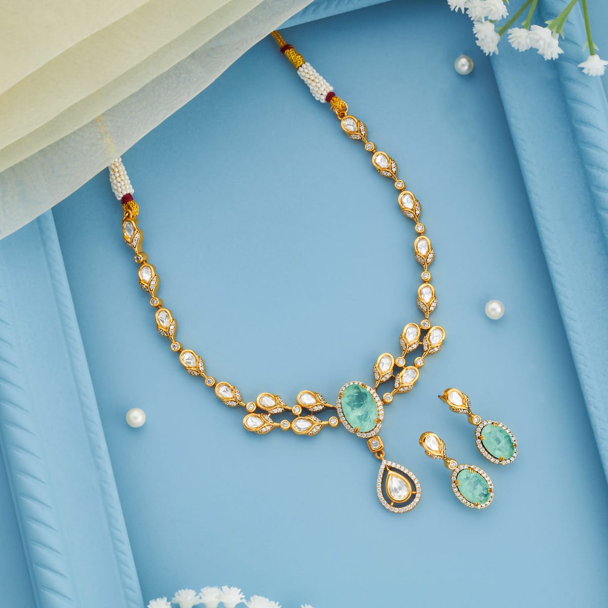 Kundan Necklace Kundan Necklace 196902