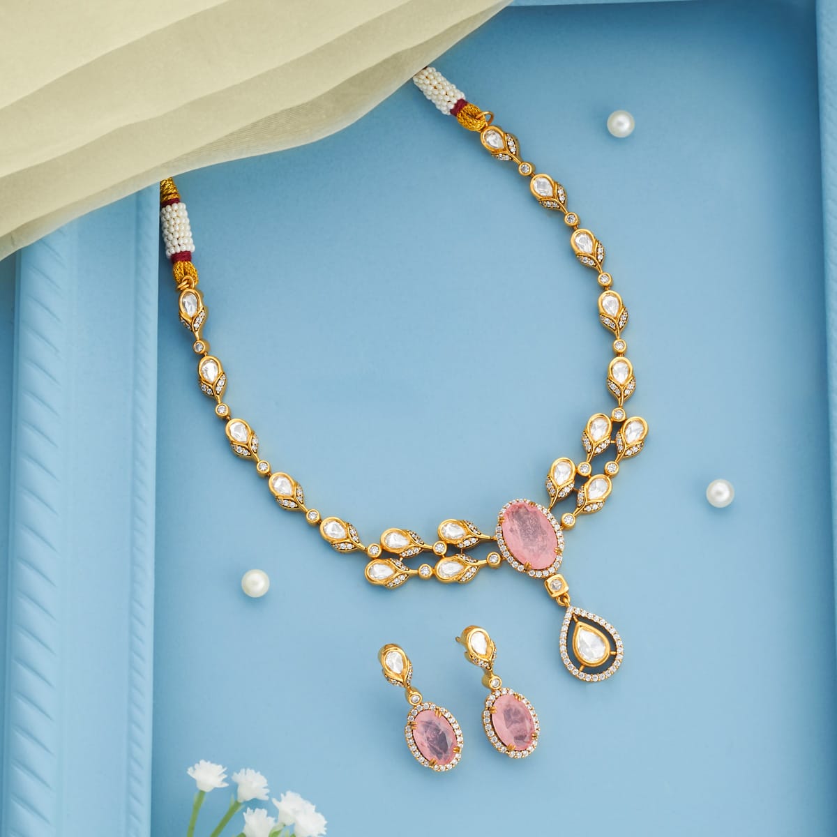 Kundan Necklace Kundan Necklace 196902
