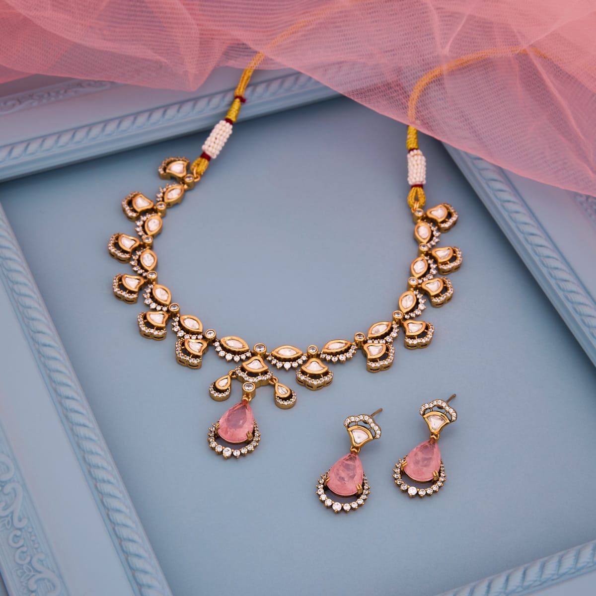Kundan Necklace Kundan Necklace 197834