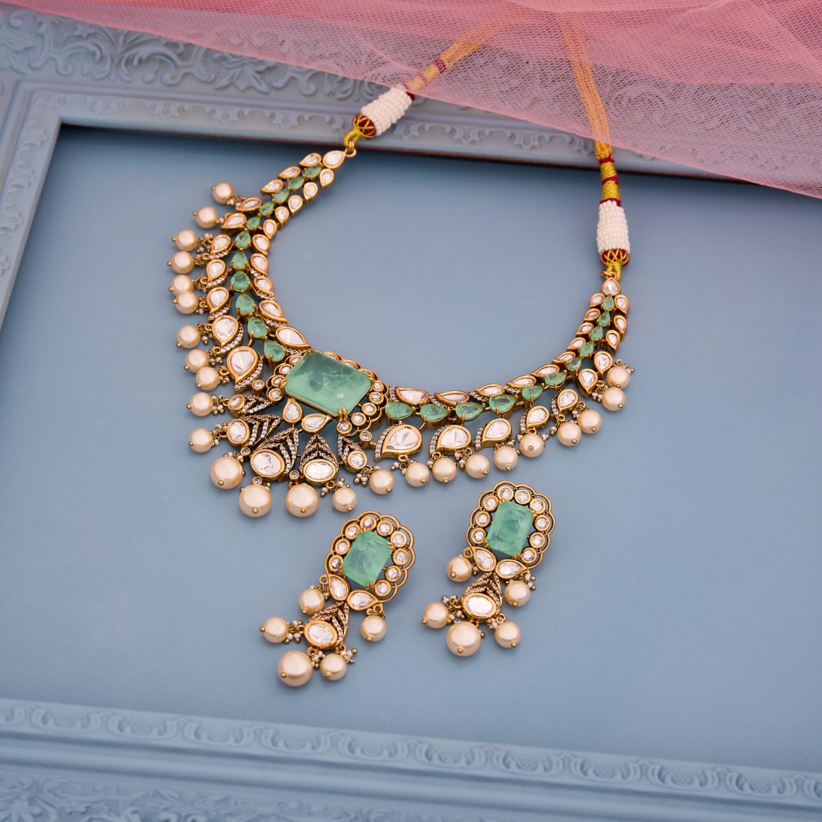 Kundan Necklace Kundan Necklace 197844